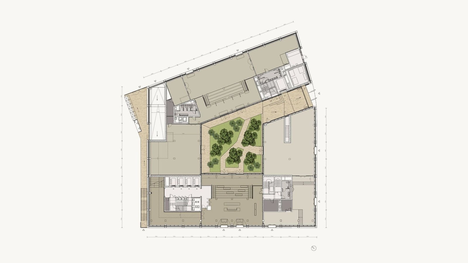 Messager - Ground floor plan